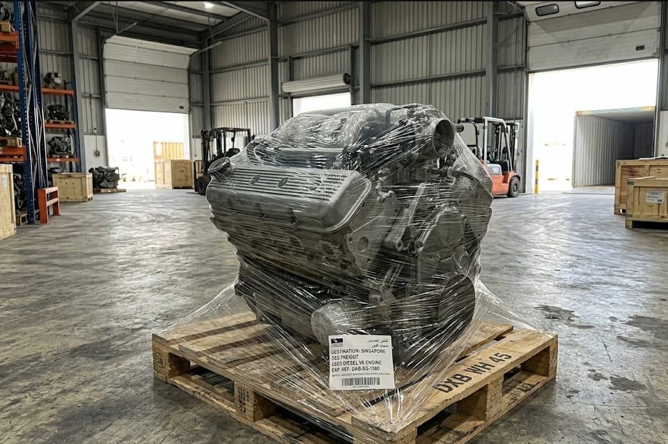 Delivery: Verified engine delivery — Dubai → Nairobi